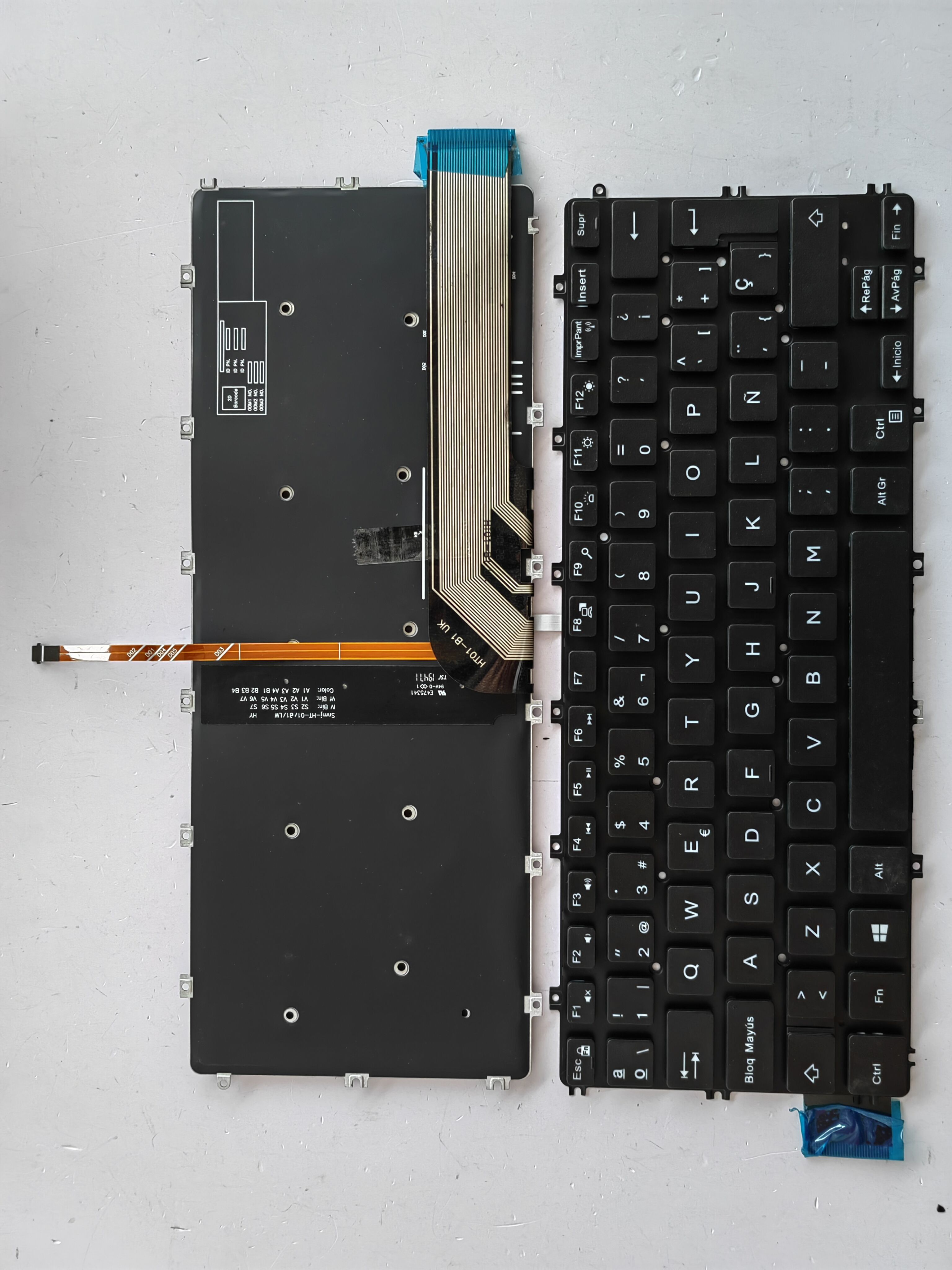 Picture of New Replacement Laptop Keyboard For DELL 3400/3310/3390/5481/5482/5488 BLACK Backlit (OEM) SP Layout